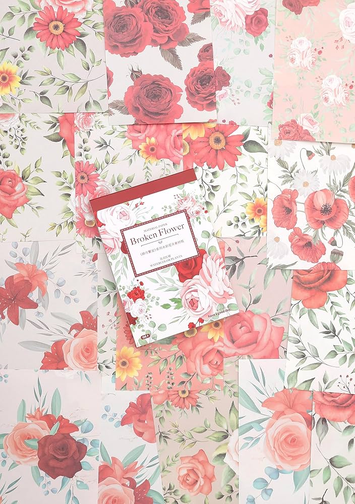 コラージュ素材 コラージュペーパー 背景紙 ジャンクジャーナル デザインペーパー 素材紙 100柄100枚綴りト コラージュ ジャンク